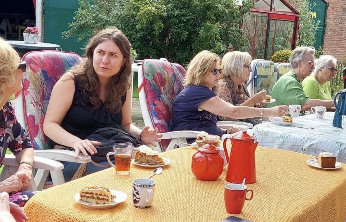 Vrijwilligers op bezoek bij onze dependance