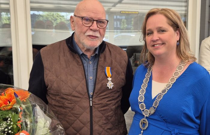 Bert van Zandvoort benoemd tot Ridder in de Orde van Oranje Nassau